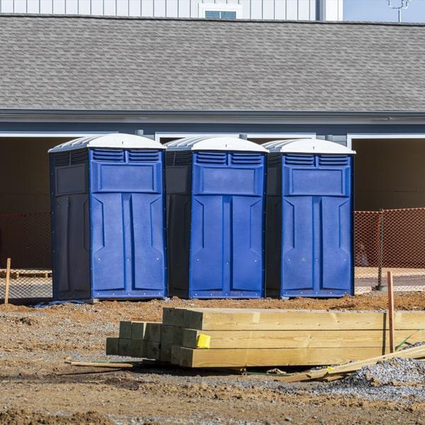 additional features that can be added to a work site portable toilet include hand sanitizer dispensers, portable sinks, and mirrors